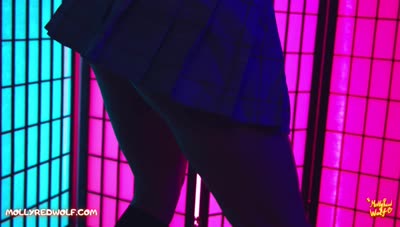 Schoolgirl MollyRedWolf Thanks Her Tailor By Riding Him Raw