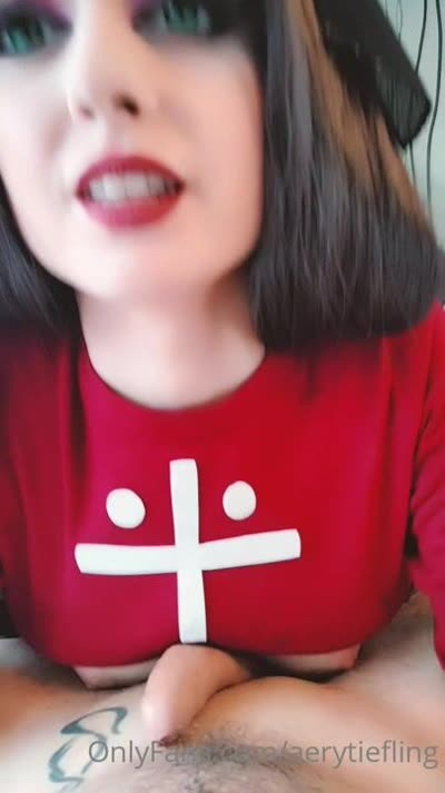 Cosplayer AeryTiefling Becomes Rin Tohsaka To Get Some Cock