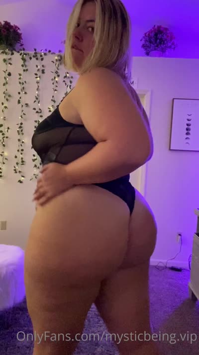 Mystic Being Masturbates With A Dildo