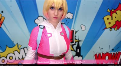 Lana Rain Stars As Gwen Pool And Masturbates Hard