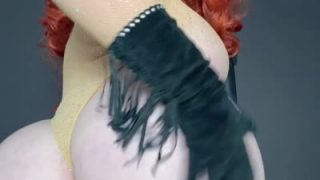Voluptuous Redhead Juliette Michele Rubs Her Little Clit