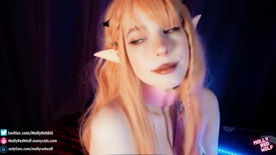 MollyRedWolf Plays A Cock-Loving Zelda And Gets A Creampie